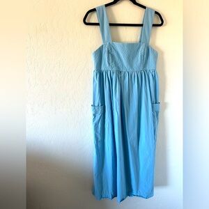 Madewell Cotton Empire Waist Maxi Dress
